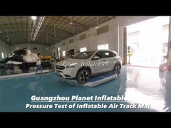 ポータブルインフレータブルタンブリングエアトラック 3x1x0.1m DWFジムエアトラックマット