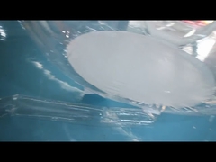 透明なPVC 4m シングルトンネル 吹風機付き充気泡テント