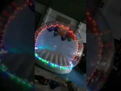 3M 4M 大型 PVC クリスマス スノーボール 充電式 スノーボール ボール 写真ブース