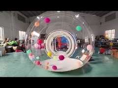 屋外の爆発党明確で膨脹可能な泡家の透明な気球の家のドームのテント