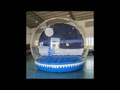 カスタマイズされた明確で膨脹可能な雪の地球の巨大な屋外の爆発の雪の地球