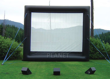 安全膨脹可能な映画スクリーンの使用料/膨脹可能なTVスクリーンはオックスフォードの布を補強しました
