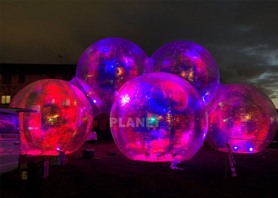 商業ポリ塩化ビニールは外国の膨脹可能な気球LEDの照明を眩ます