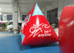 安全赤いピラミッド膨脹可能な水ブイのマーカーによってカスタマイズされたサイズEN14960は承認した