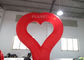 膨脹可能な広告の気球赤い愛中心をつける党LED